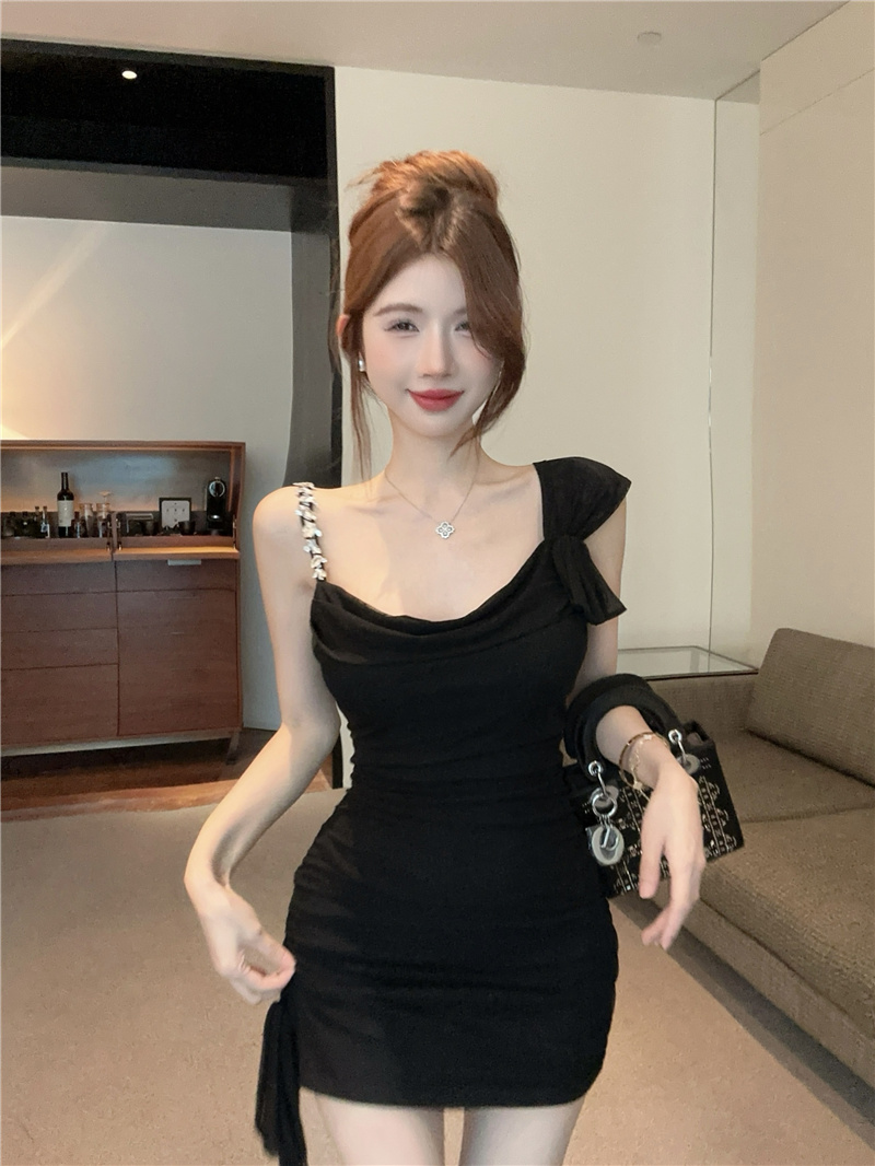 Sexy French Bodycon Mini Cami Dress for Petite Women - Image 2