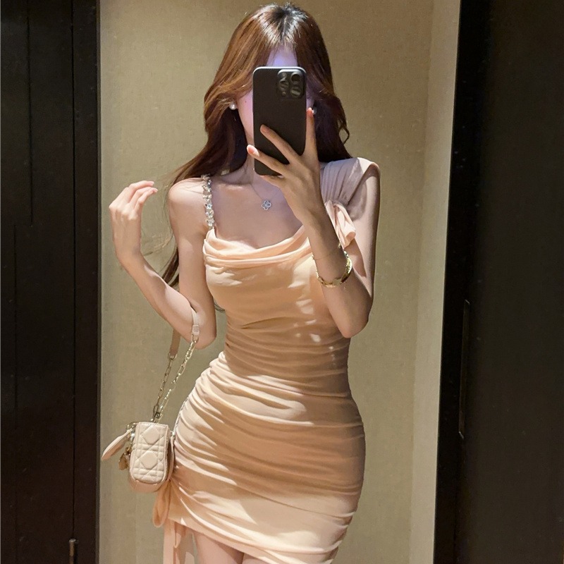 Sexy French Bodycon Mini Cami Dress for Petite Women - Image 5