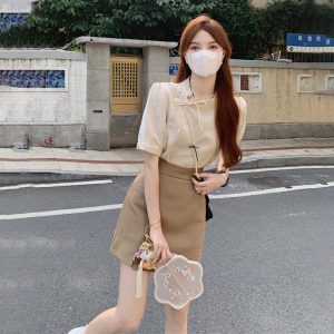 2026 Summer New Style Elegant Chic Two-Piece Skirt Set for Women
